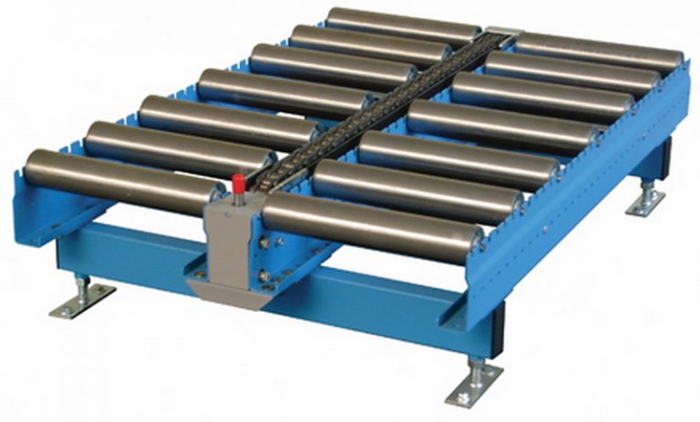 Paletten stauen mit Staukettenförderern und Staurollenbahnen - cetec